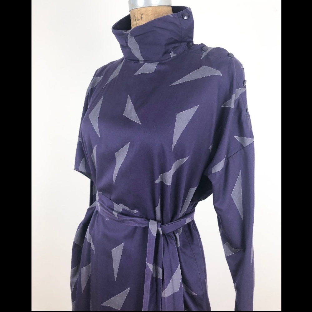 Vintage Marimekko 80’s Abstract Print Dress Size 6